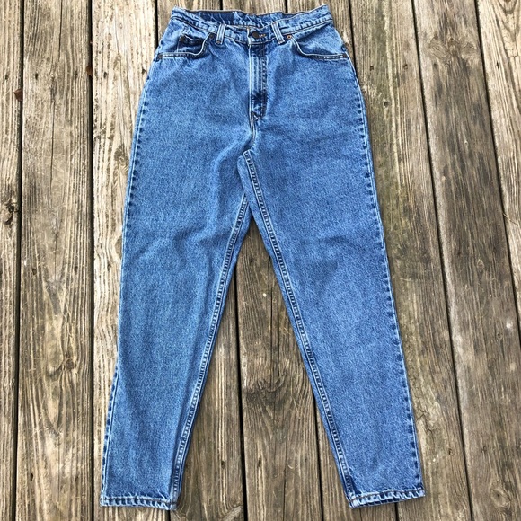 Vintage Levi’s 15921 Orange Tab Tapered Leg High Waist Wedgie Fit Mom Jeans - Picture 2 of 8